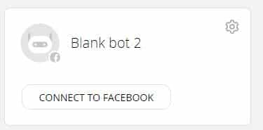 connect chatbot facebook page